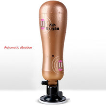 Load image into Gallery viewer, Rechargeable Hands Free Male Masturbator With Strong Suction Cup Artificial Vagina Real Pussy Sex Toys games for Men Sex Product