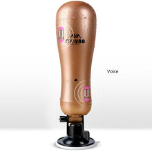 Load image into Gallery viewer, Rechargeable Hands Free Male Masturbator With Strong Suction Cup Artificial Vagina Real Pussy Sex Toys games for Men Sex Product
