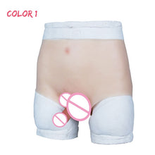 Load image into Gallery viewer, Eyung Silicone Dildos Pants For Men Male Super Realistic Flexible Penis Adult Toy Anal Plug G Spot Dildo Shorts
