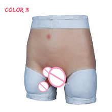 Load image into Gallery viewer, Eyung Silicone Dildos Pants For Men Male Super Realistic Flexible Penis Adult Toy Anal Plug G Spot Dildo Shorts

