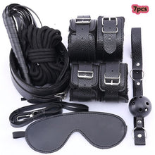 Load image into Gallery viewer, Adult Products BDSM Sex Set  Anal Plug Dildo Vibrator Sex Toys for Woman Metal Butt Plug Handcuffs Whip Gag Sex Toy Adults Game
