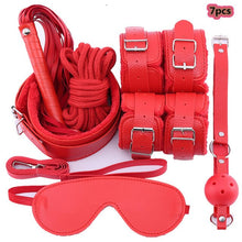 Load image into Gallery viewer, Adult Products BDSM Sex Set  Anal Plug Dildo Vibrator Sex Toys for Woman Metal Butt Plug Handcuffs Whip Gag Sex Toy Adults Game
