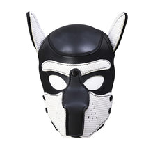 Load image into Gallery viewer, Sexy Cosplay Role Puppy Hood Play Dog Full Head Mask Removeable BDSM Bondage Toy Sex Cosplay Mask Fetish Hood Pet Role Play
