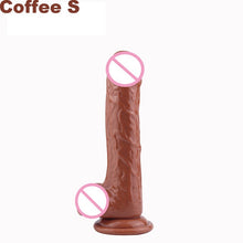 Load image into Gallery viewer, Silicone Transparent Jelly Dildo Realistic Large Penis Dick With Egg With Strong Suction Cup Anal Butt Plug Sex Toys for Woman
