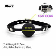 Load image into Gallery viewer, Erotic Accessories Of Slave Bondage Mouth Gag With Silicone Soft Safety Ball For Bdsm Oral Fixation To Mouth Stuffed Sex Toys

