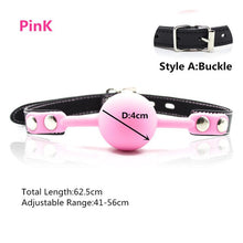 Load image into Gallery viewer, Erotic Accessories Of Slave Bondage Mouth Gag With Silicone Soft Safety Ball For Bdsm Oral Fixation To Mouth Stuffed Sex Toys
