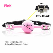 Load image into Gallery viewer, Erotic Accessories Of Slave Bondage Mouth Gag With Silicone Soft Safety Ball For Bdsm Oral Fixation To Mouth Stuffed Sex Toys
