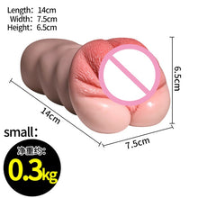 Load image into Gallery viewer, 18+ Women Realistic Vagina Anal for Men Silicone Pocket Pussy Ass Male Masturbator Real Sex Virgin Sucking Cup Adult Sex Toys
